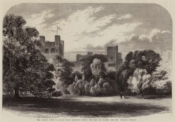 Dronningens besøg i North Wales, Penrhyn Castle, sædet for oberst den ærede Douglas Pennant
